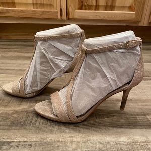 Gianni Bini Gold Heels